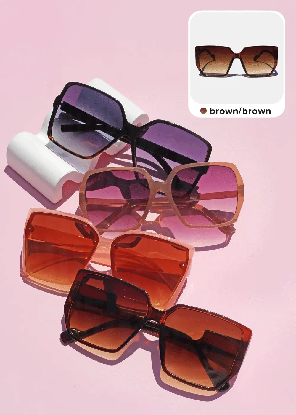 Oversized Gradient Sunglasses