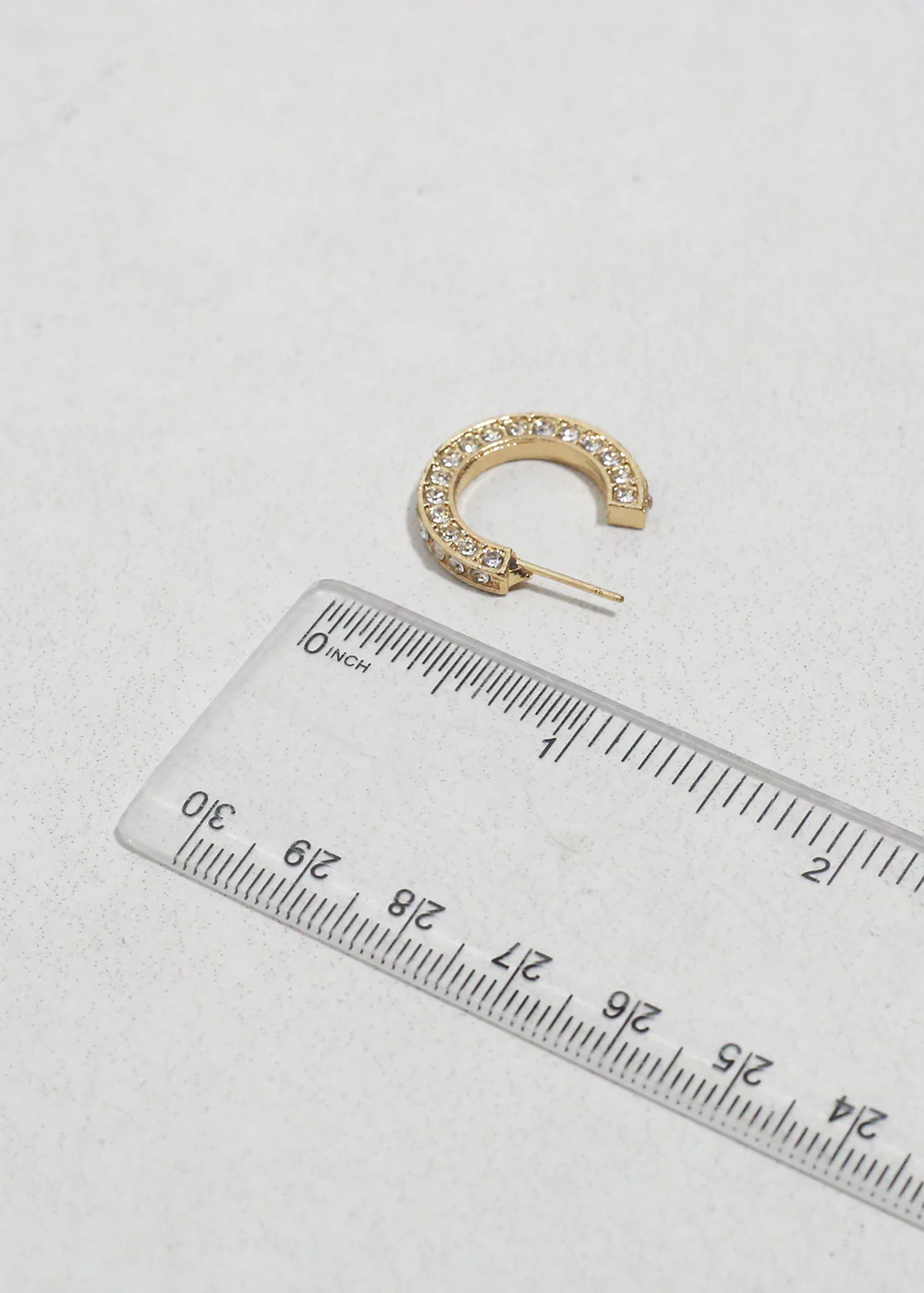 Pavé Mini Hoop Earrings - Image 6