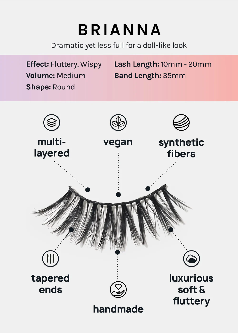 Paw Paw: 3D Faux Mink Lashes - Brianna - Image 4