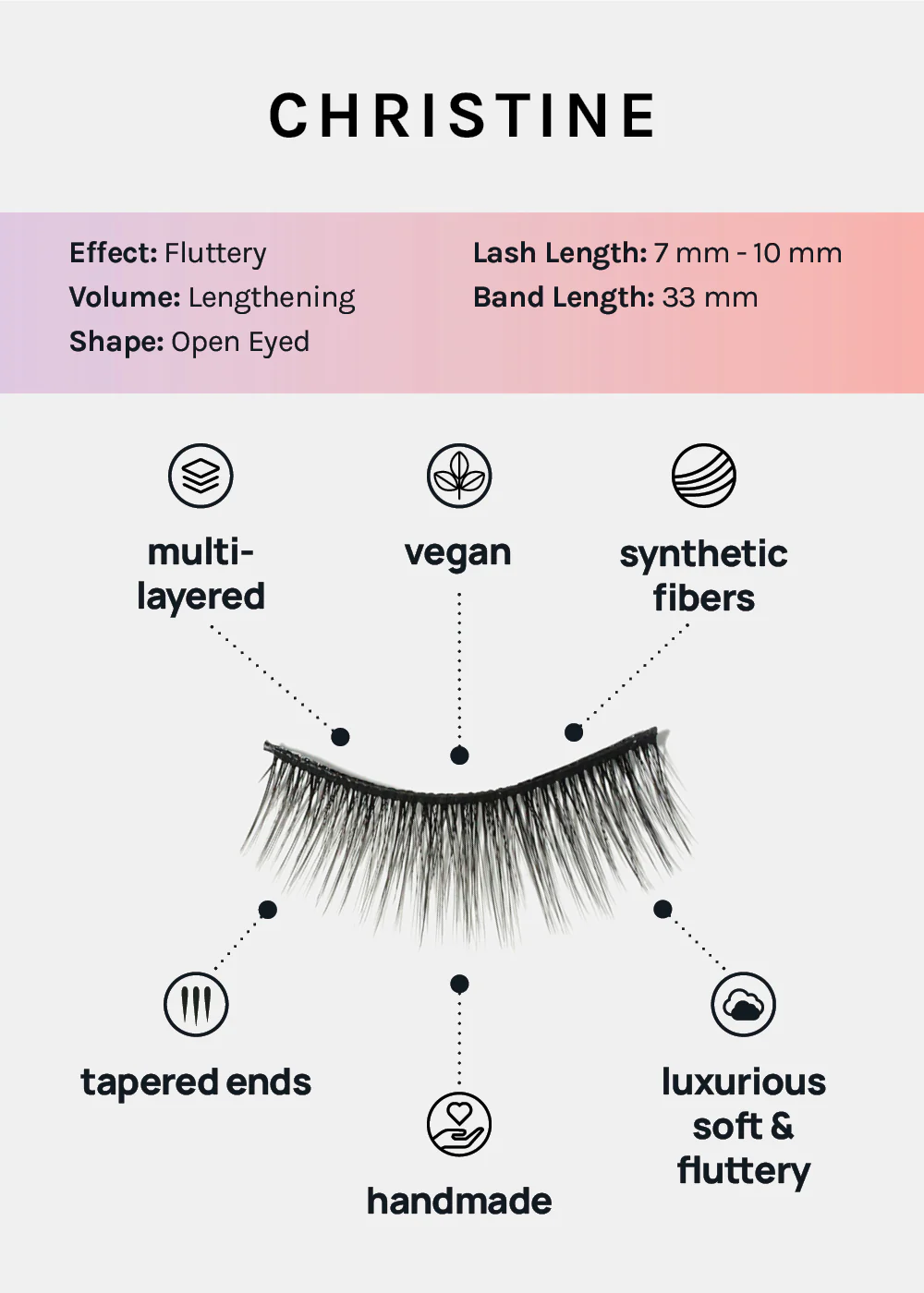 Paw Paw: 3D Faux Mink Lashes - Christine - Image 3