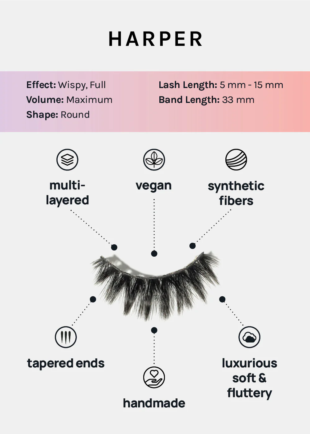 Paw Paw: 3D Faux Mink Lashes - Harper - Image 3
