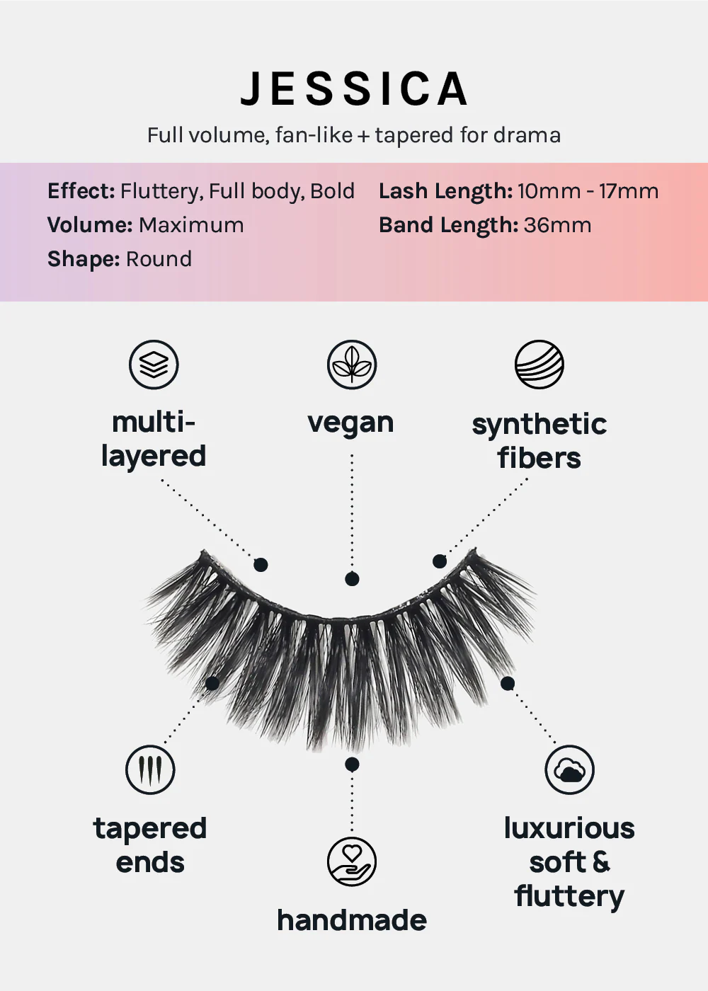 Paw Paw: 3D Faux Mink Lashes - Jessica - Image 4