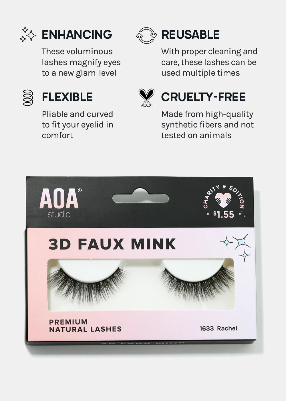 Paw Paw: 3D Faux Mink Lashes - Rachel - Image 4