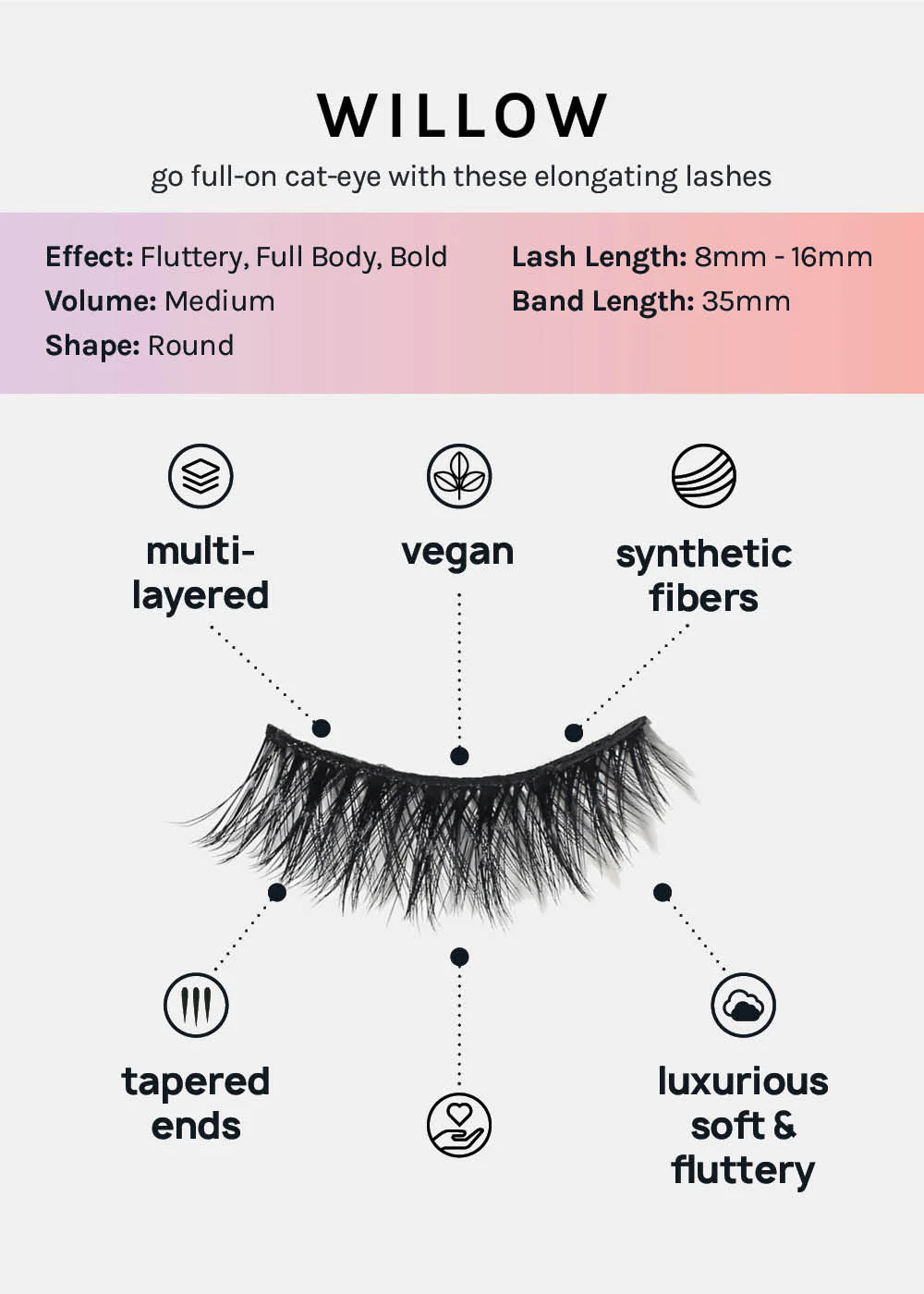 Paw Paw: 3D Faux Mink Lashes - Willow - Image 3