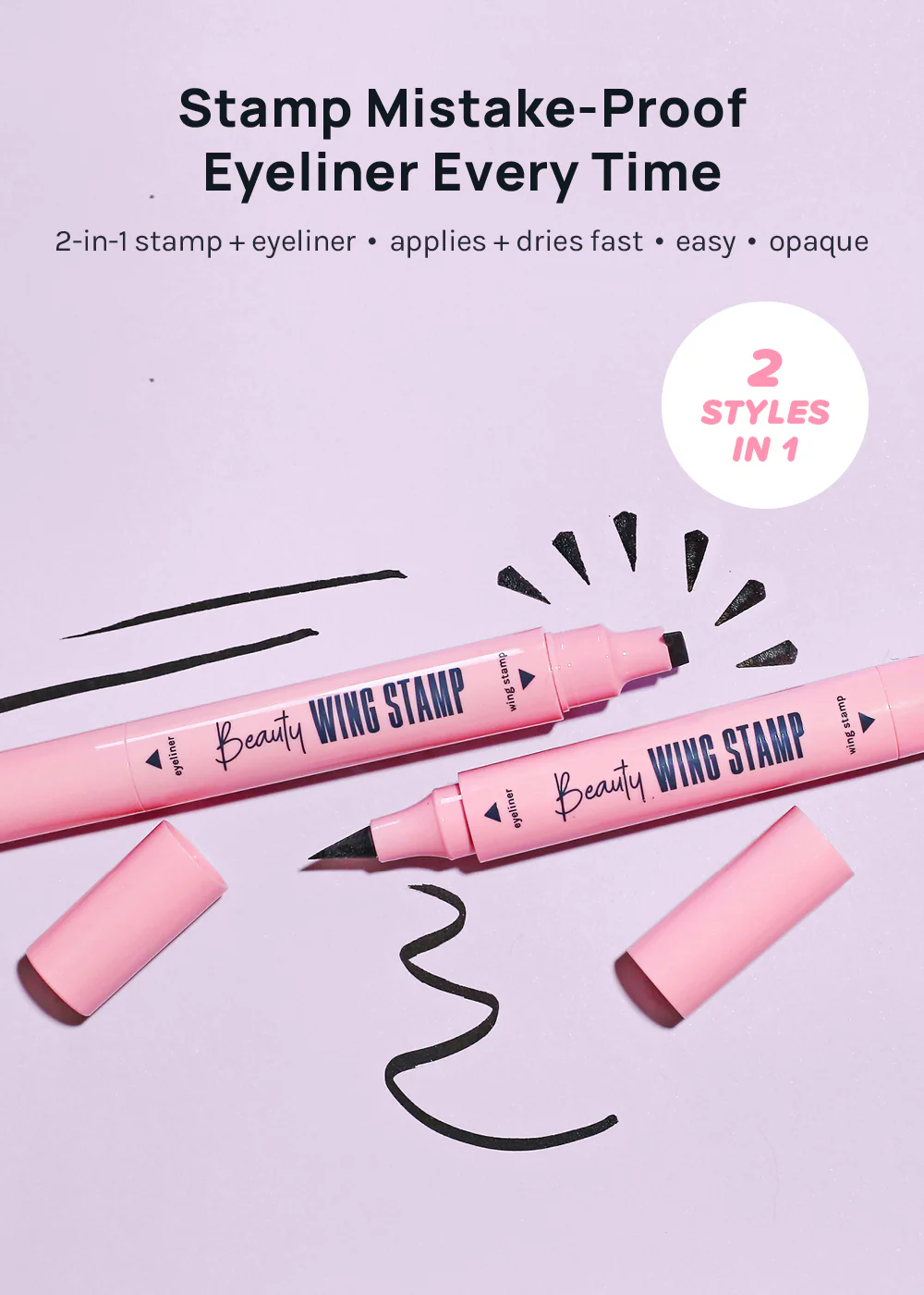 Paw Paw Beauty Wing Stamp Eyeliner - Image 3