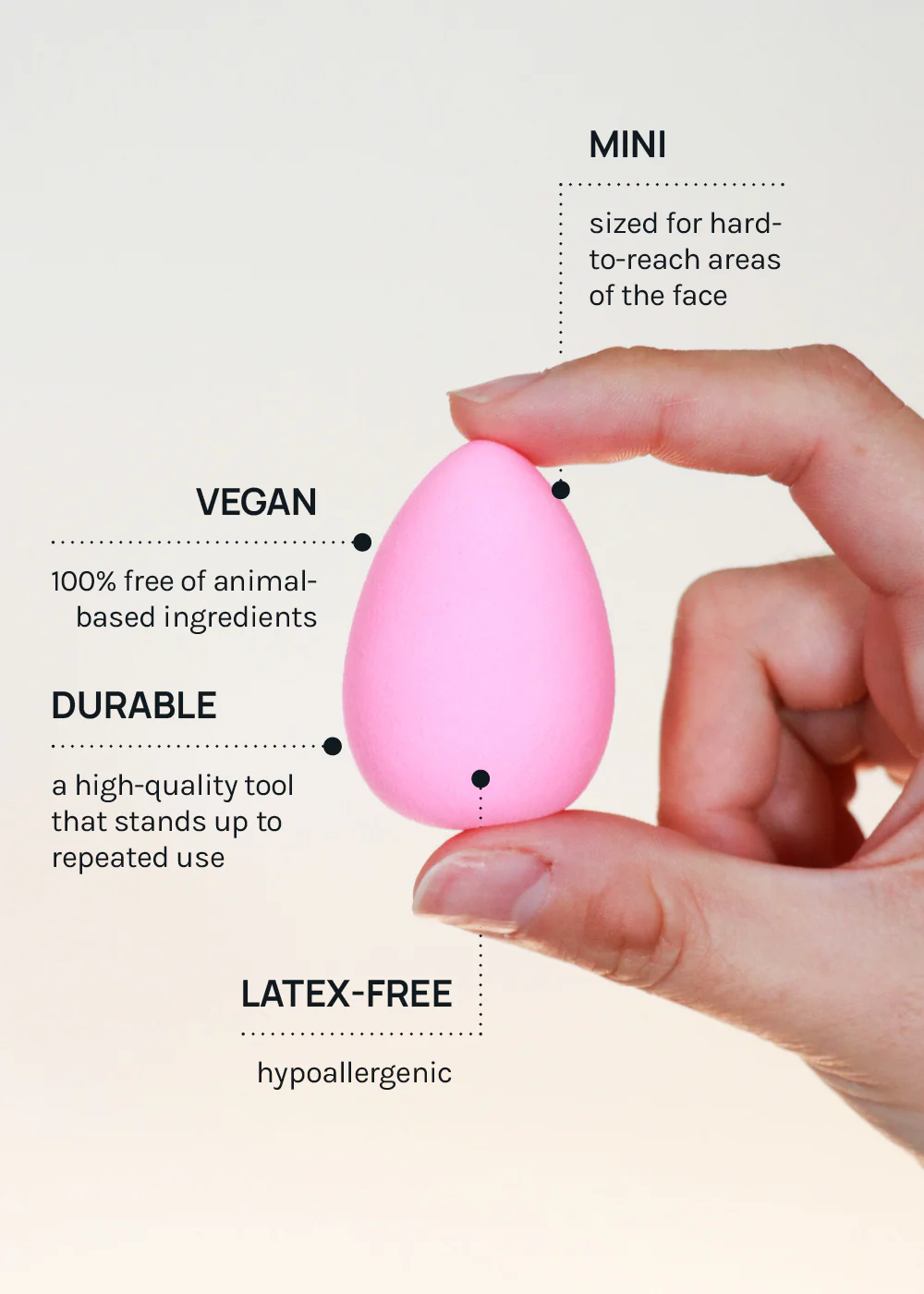 Paw Paw: Mini Super Soft Wonder Blender - Teardrop - Image 6