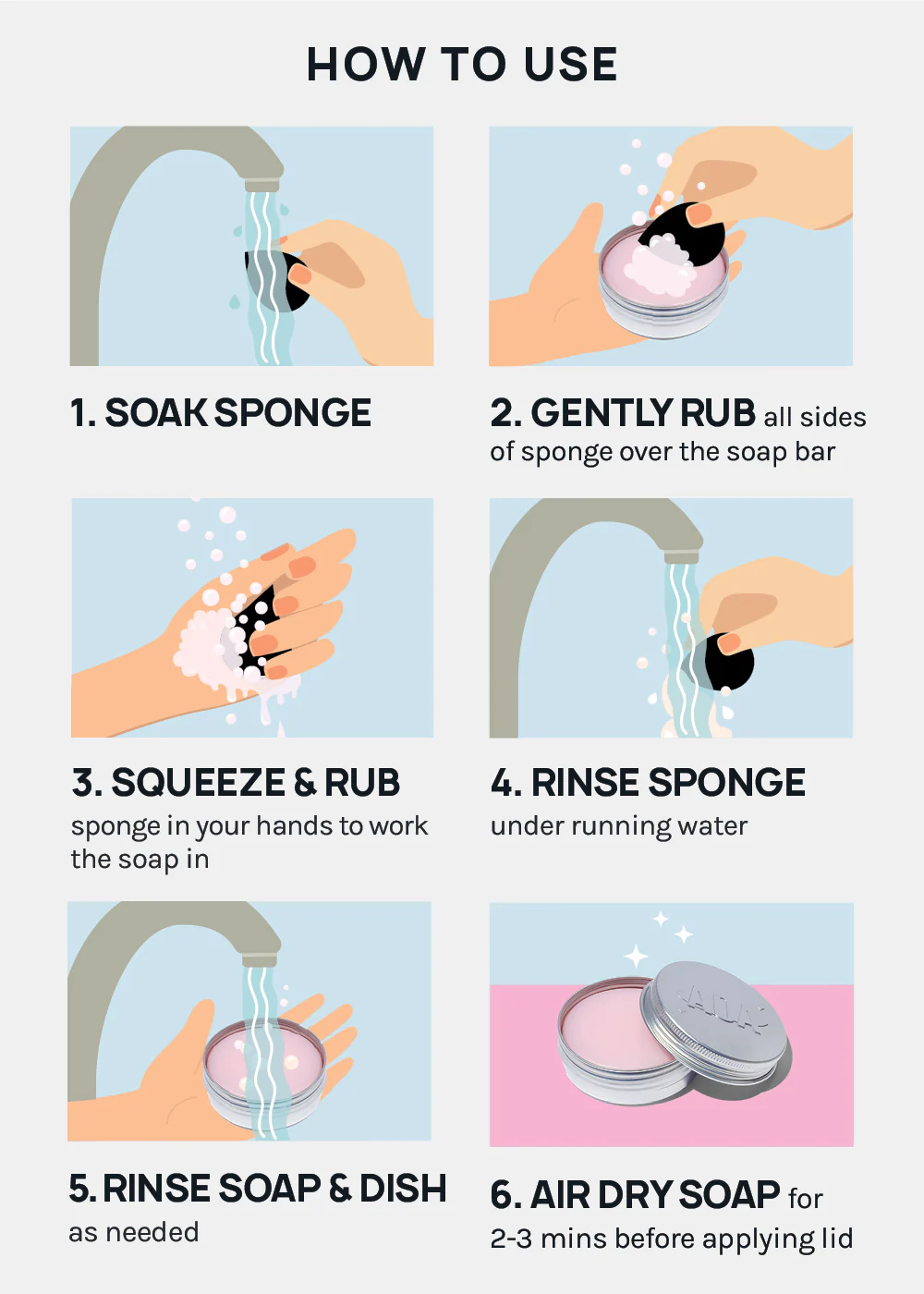 Paw Paw: Sponge Cleaning Soap Rose - Image 7