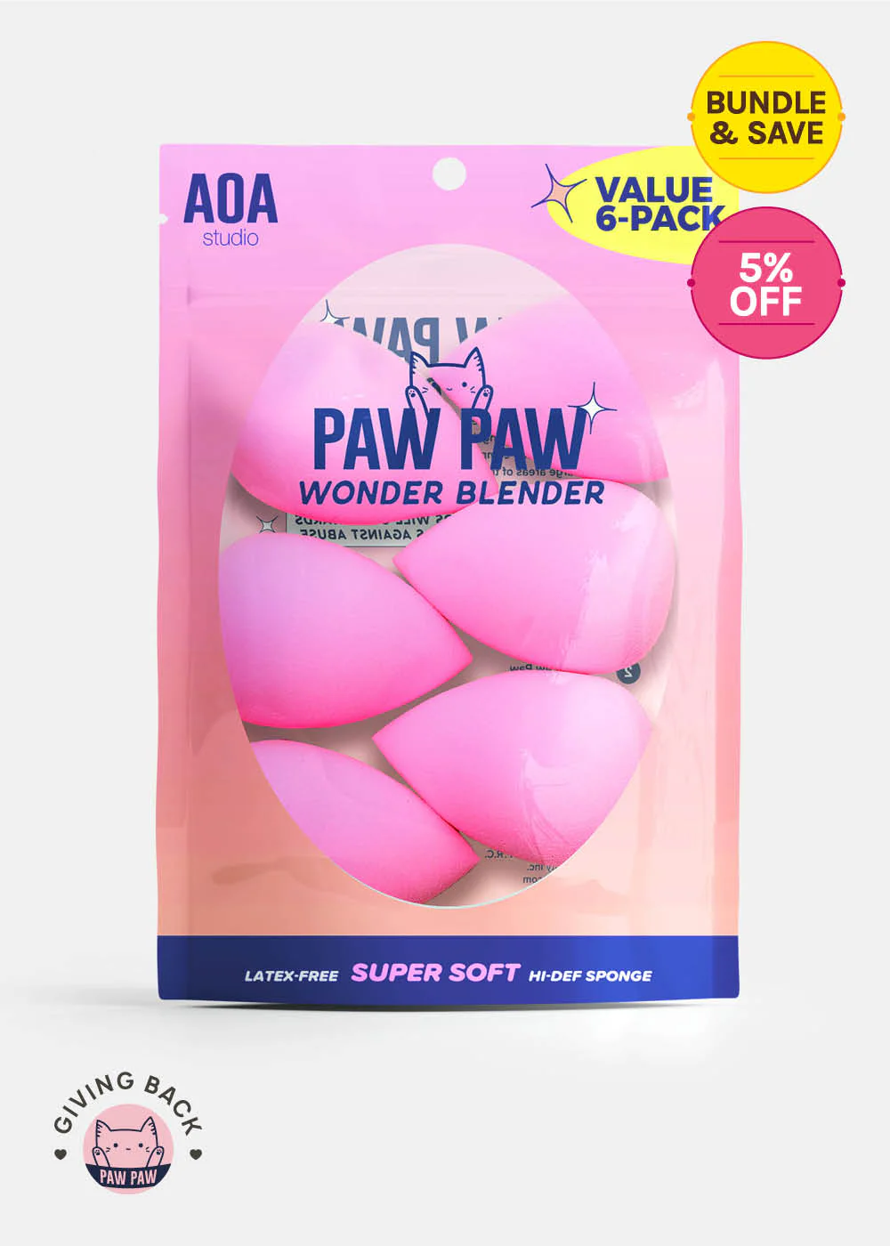 Paw Paw: Super Soft Wonder Blender - Teardrop - Image 7