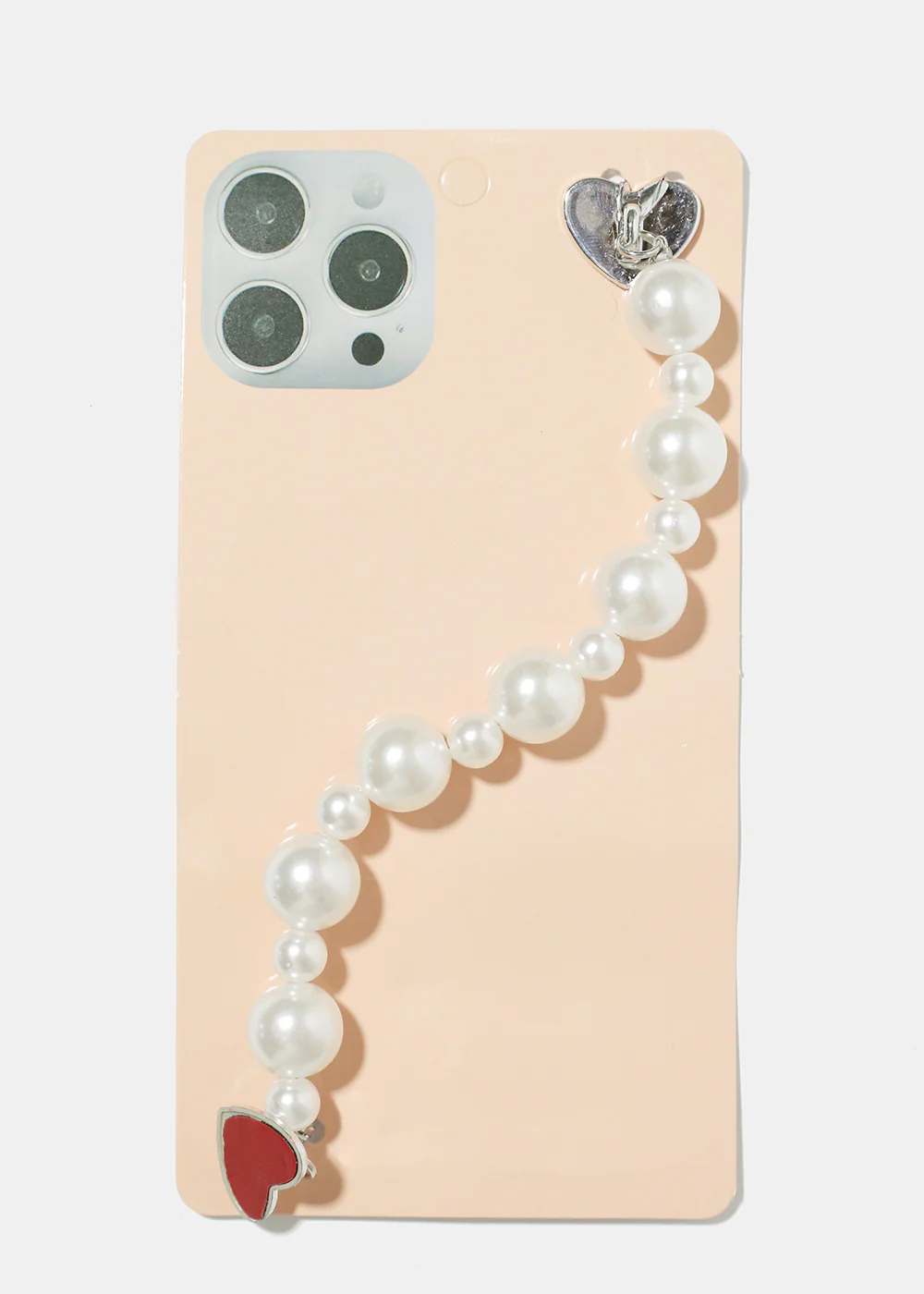 Pearl Heart Phone Strap - Image 3