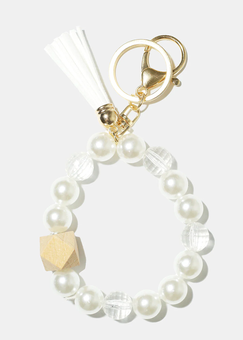 Pearl & Tassel Wrist Keychain - Image 6
