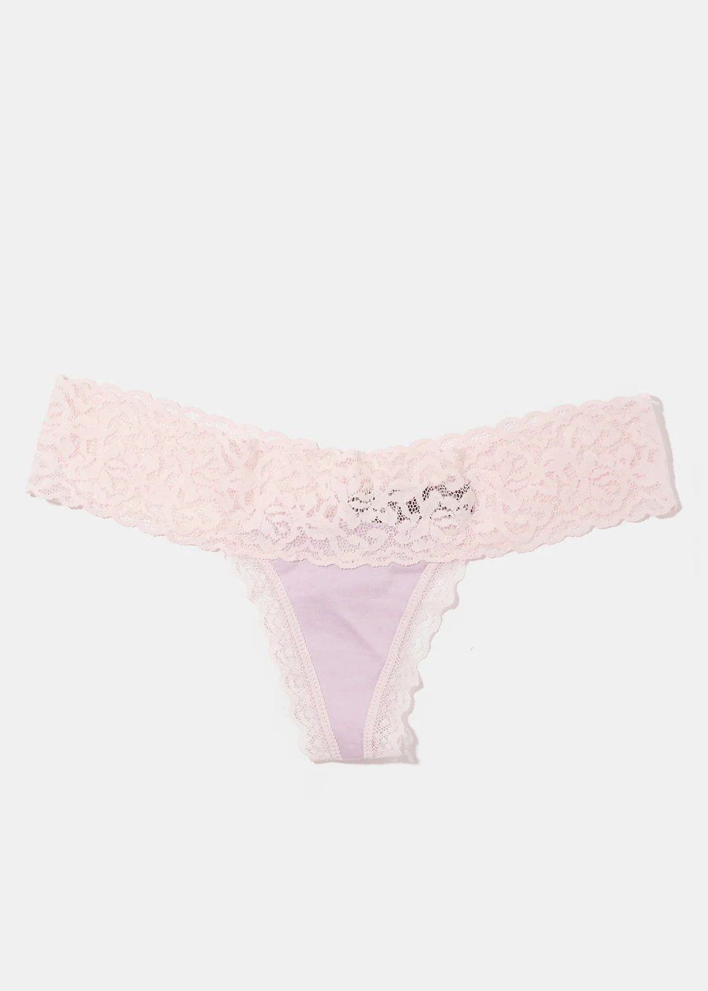Pink Lace Thong