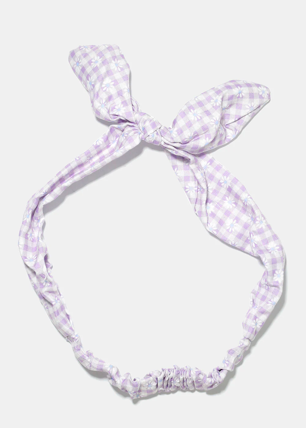 Plaid Print Headband - Image 4