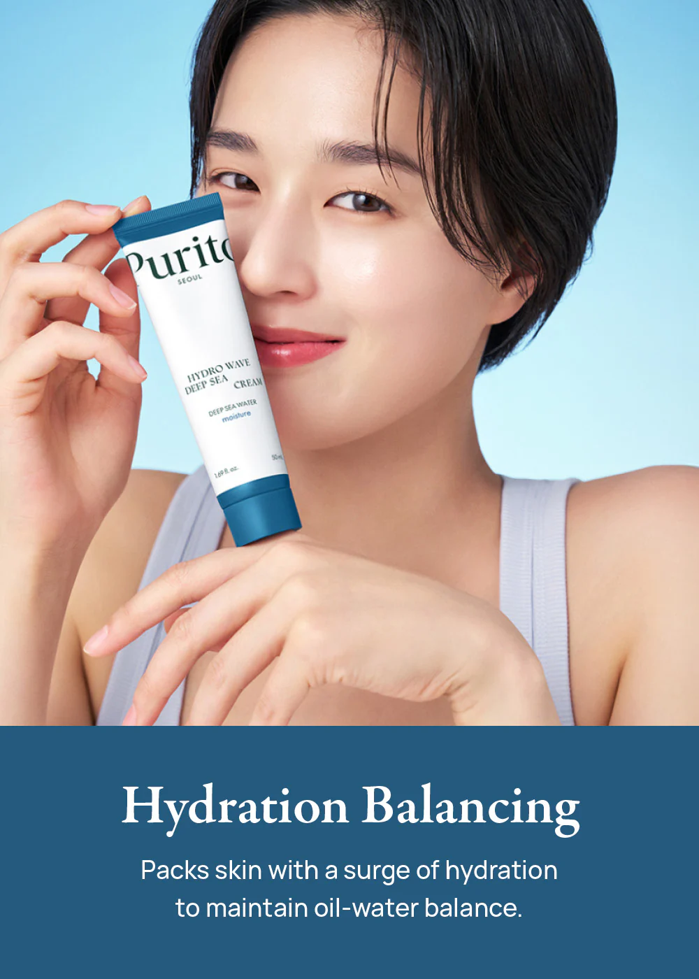 Purito Seoul Hydro Wave Deep Sea Cream 50ml - Image 3