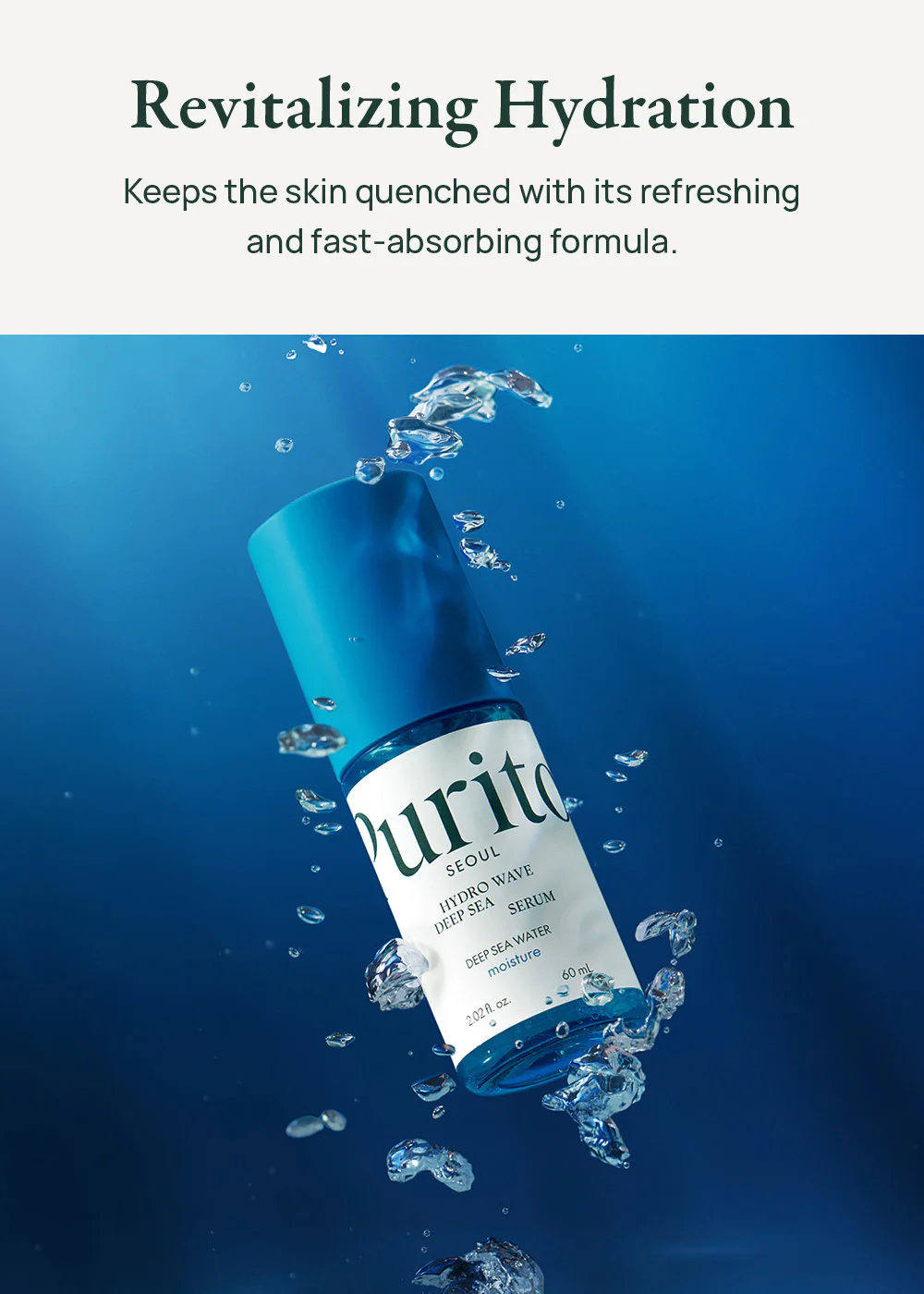 Purito Seoul Hydro Wave Deep Sea Serum 60ml - Image 2