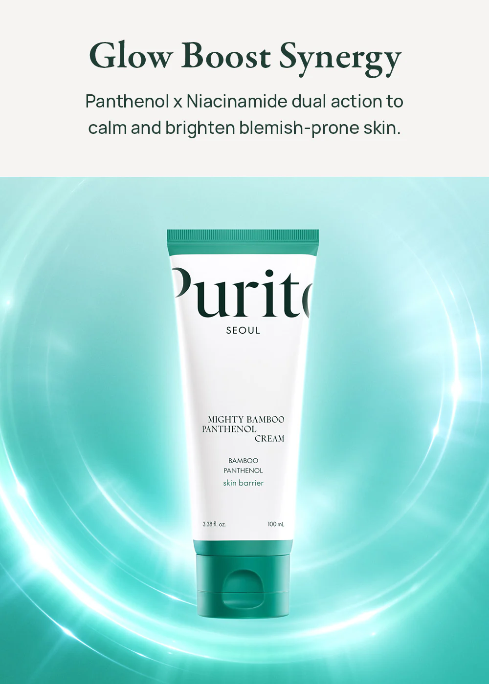 Purito Seoul Mighty Bamboo Panthenol Cream 100ml - Image 2