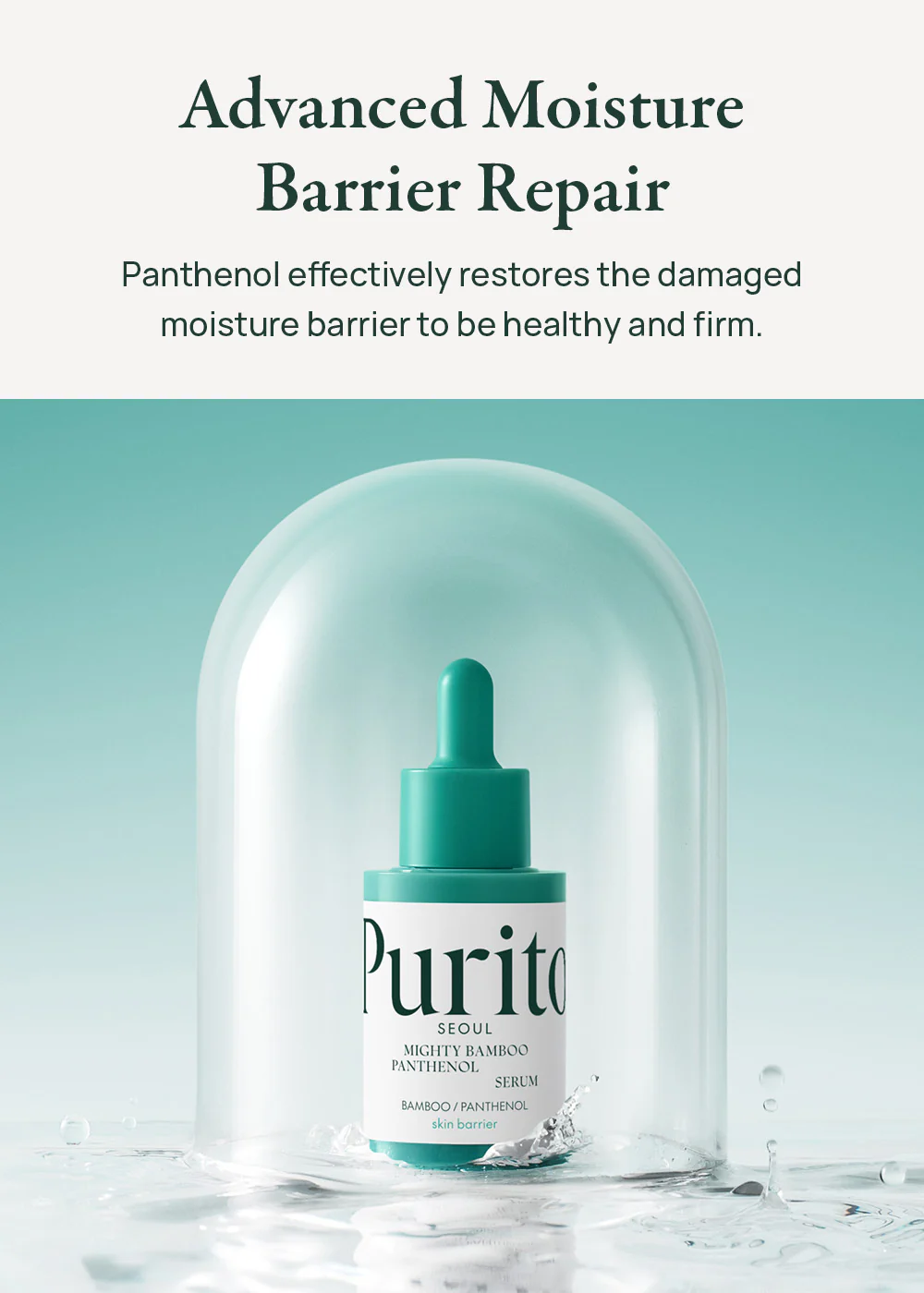 Purito Seoul Mighty Bamboo Panthenol Serum 30ml - Image 2