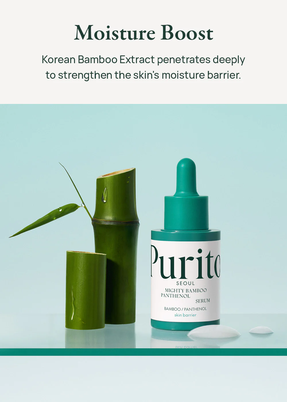 Purito Seoul Mighty Bamboo Panthenol Serum 30ml - Image 4