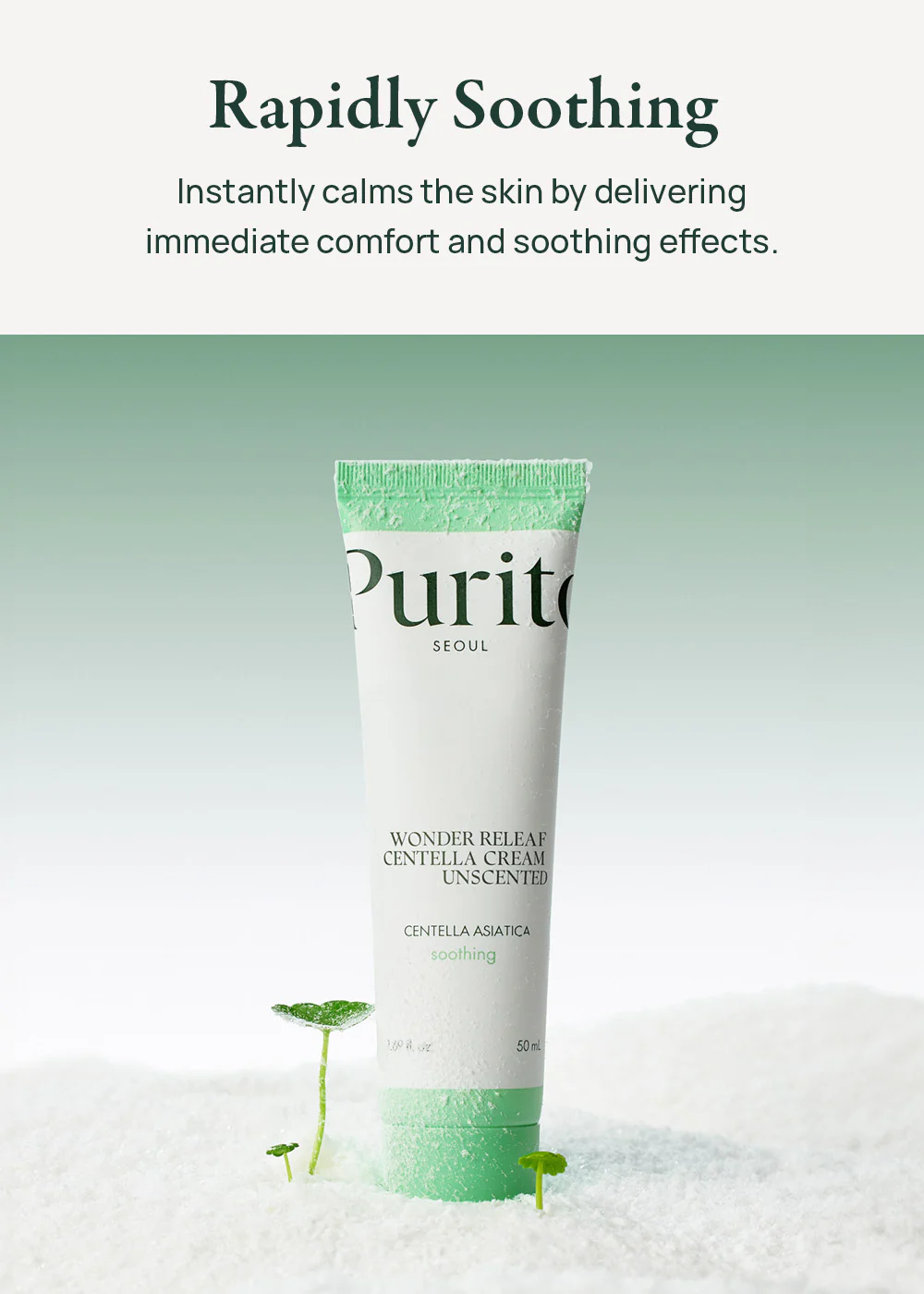 Purito Seoul Wonder Releaf Centella Cream Unscented 50ml - Image 2