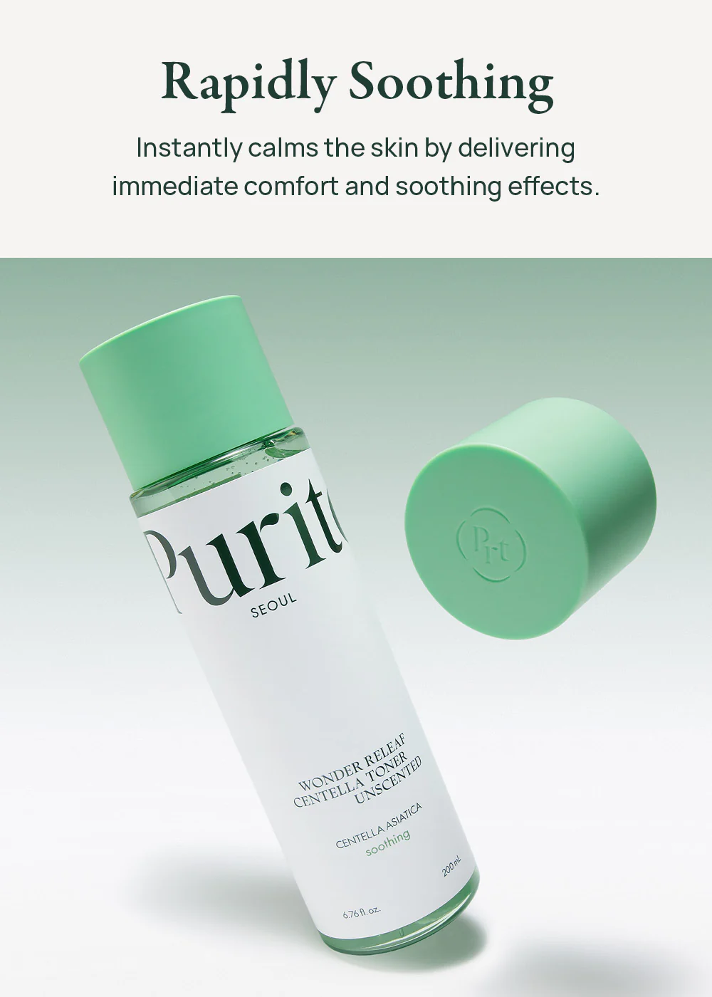 Purito Seoul Wonder Releaf Centella Toner Unscented 200ml - Image 2