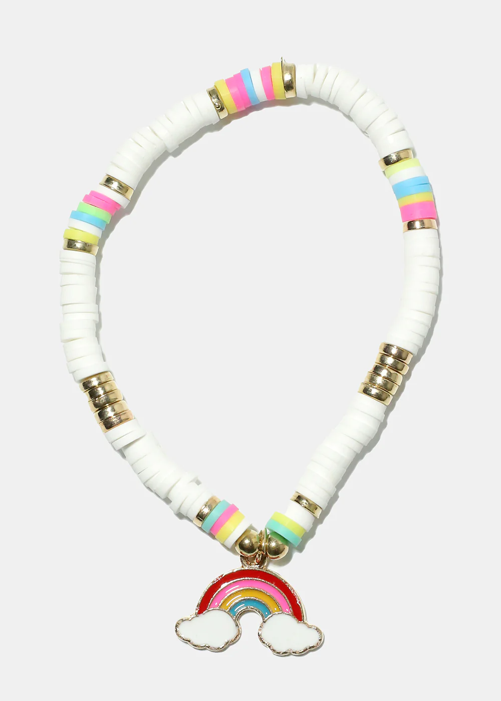 Rainbow Charm Beaded Bracelet - Image 3