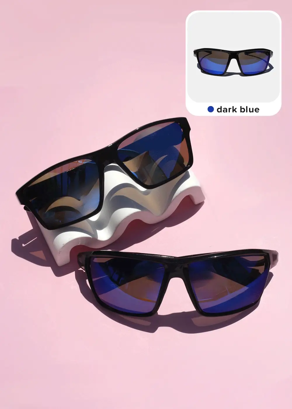 Rectangular Sporty Shades
