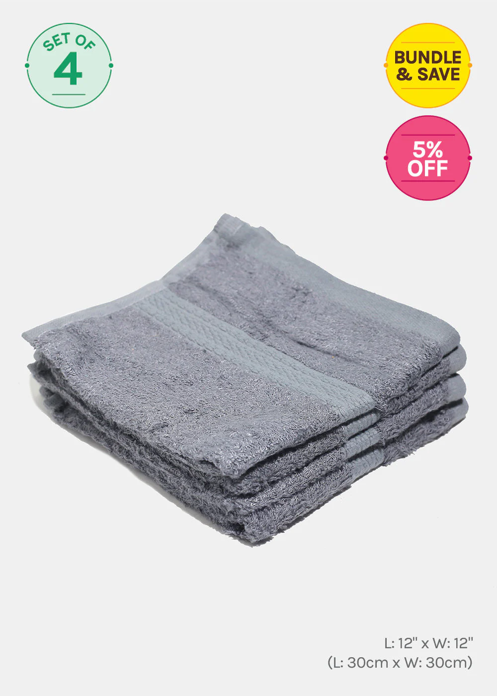 Reuse 100% Bamboo Cotton Washcloth - Image 8