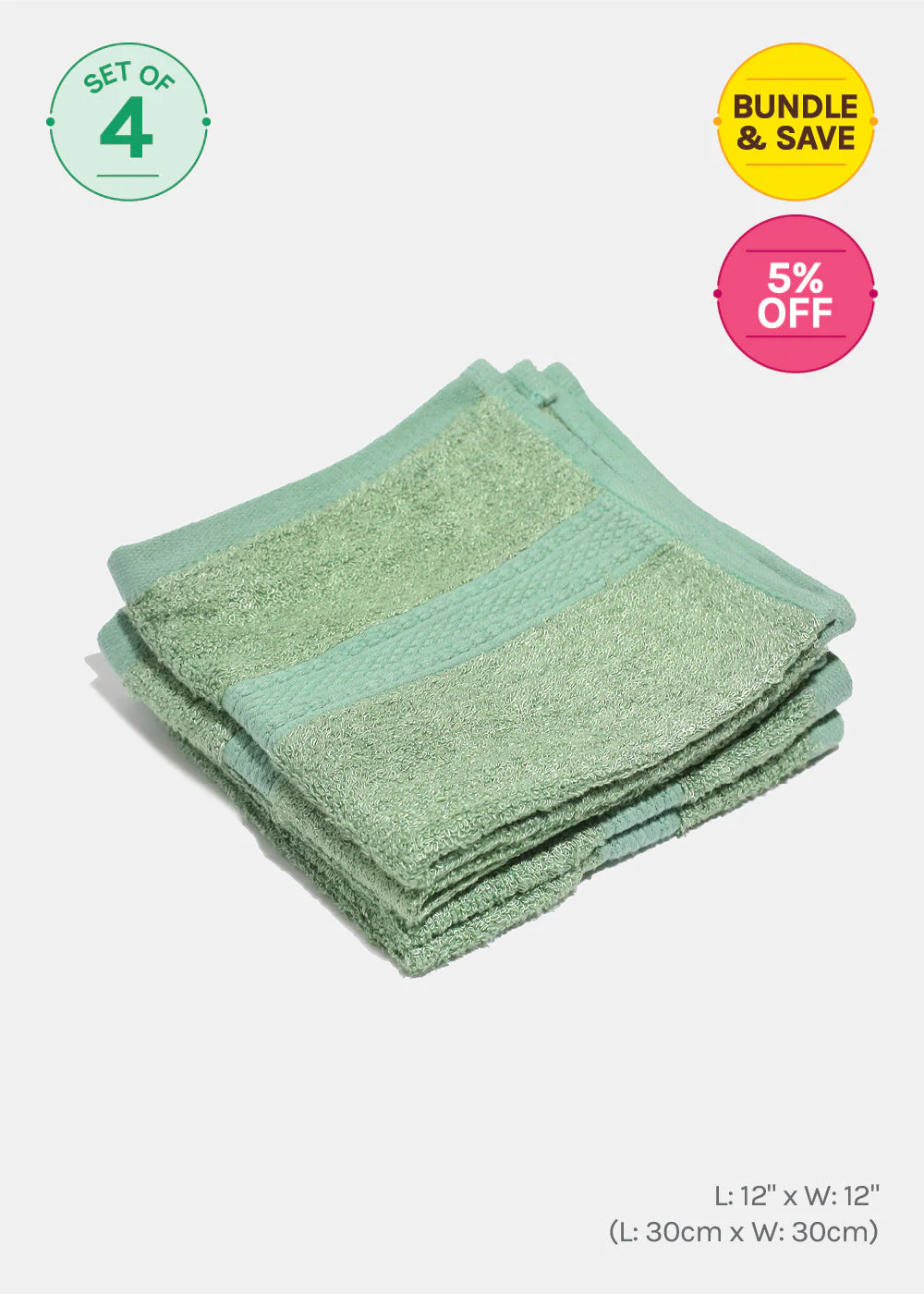 Reuse 100% Bamboo Cotton Washcloth - Image 9