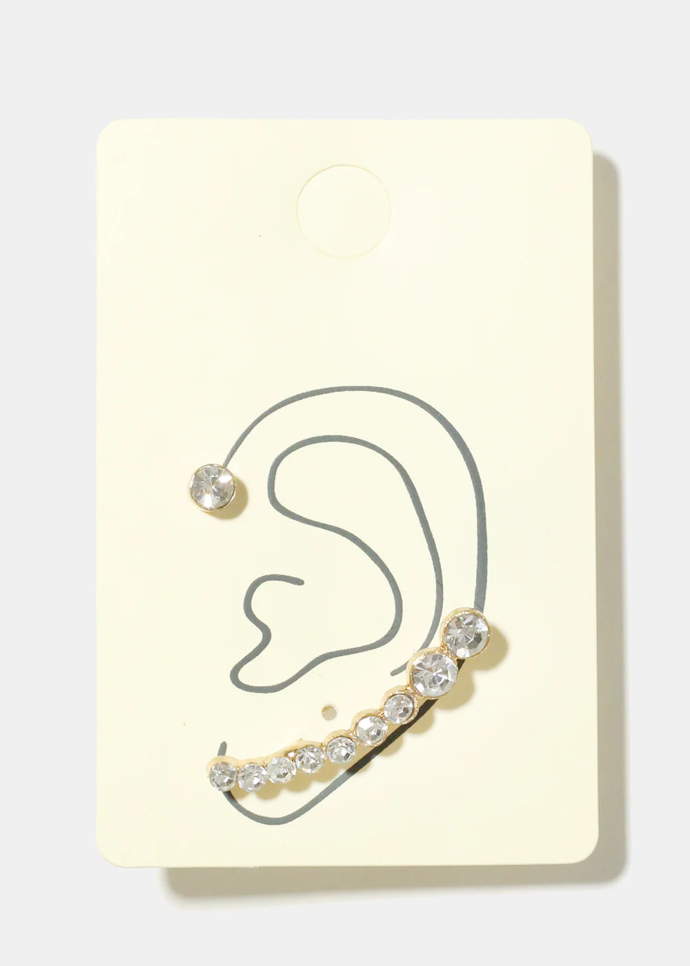 Rhinestone Ear Cuff Set - Image 3