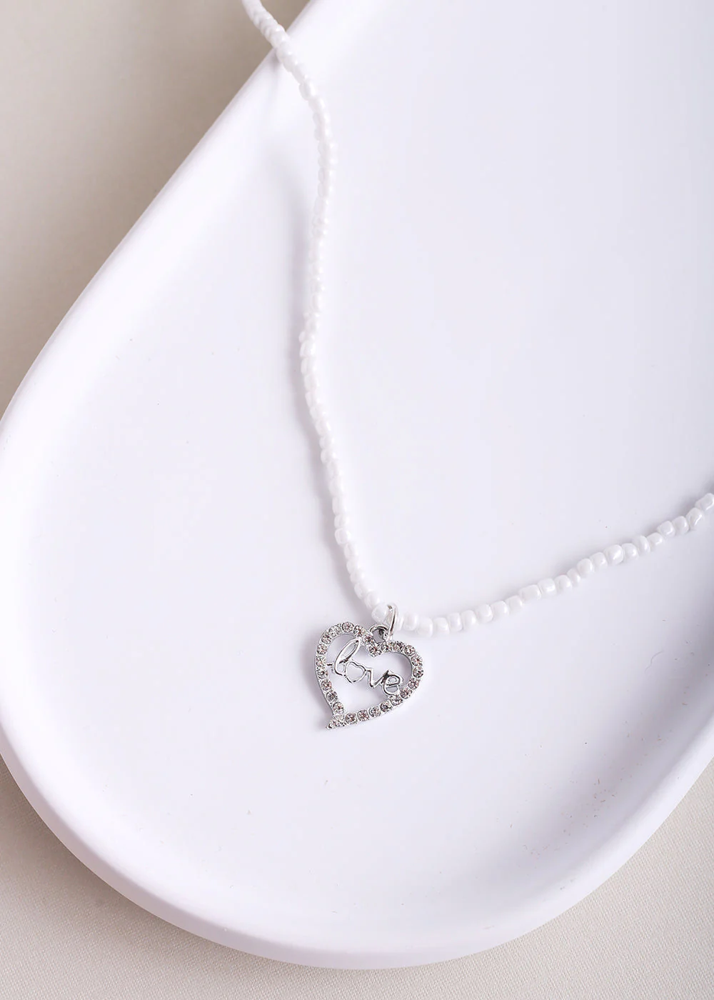 Rhinestone Heart Charm Bead Waist Chain - Image 7