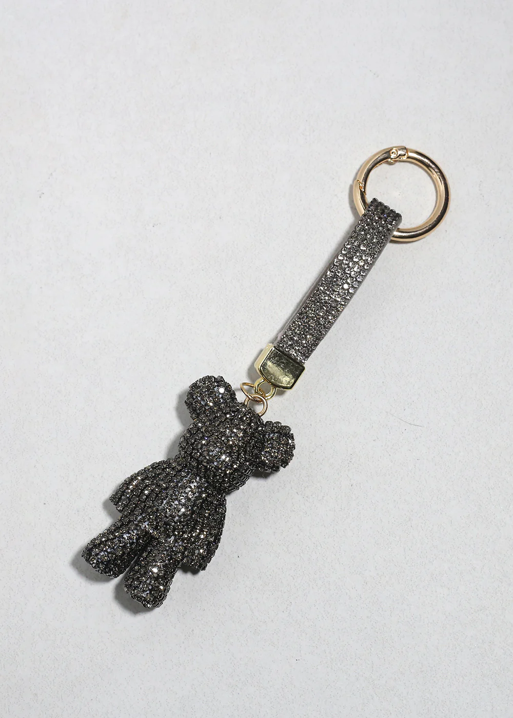 Rhinestone Teddy Luxe Keychain - Image 3