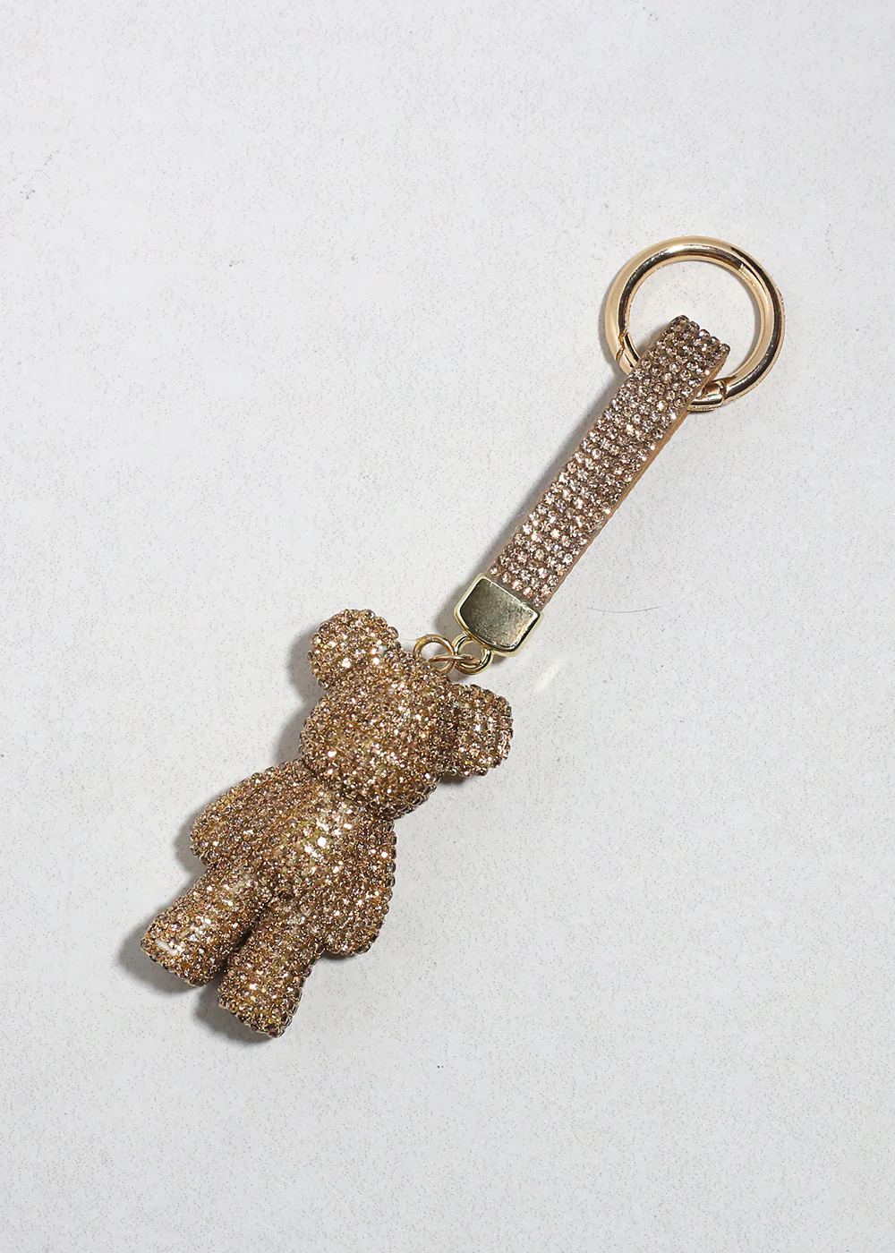 Rhinestone Teddy Luxe Keychain - Image 4