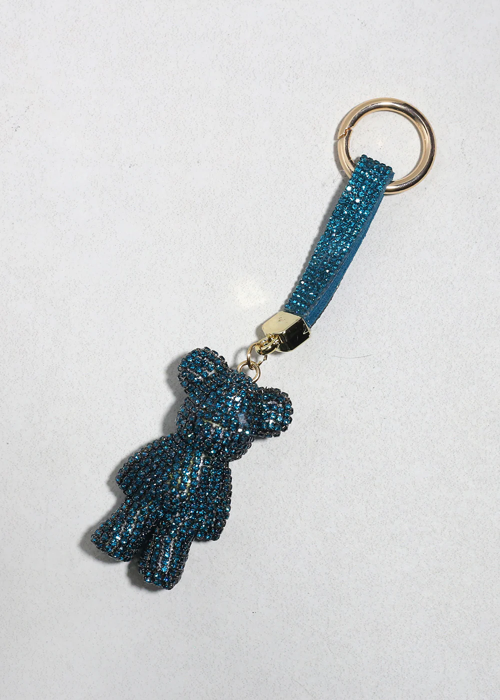Rhinestone Teddy Luxe Keychain - Image 5