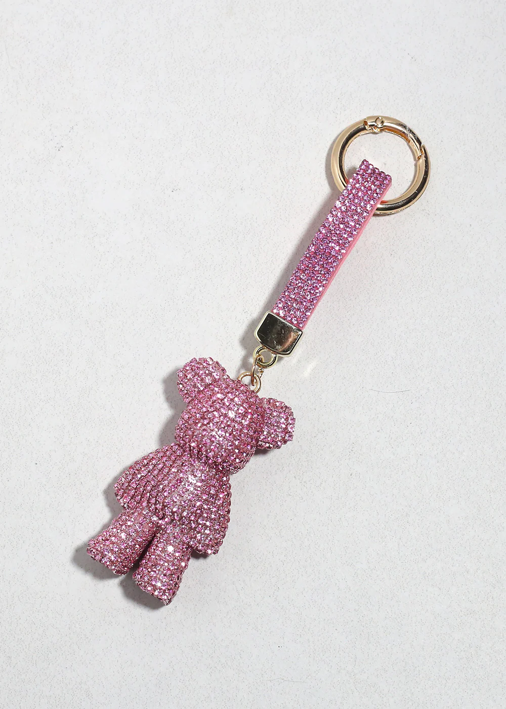 Rhinestone Teddy Luxe Keychain - Image 6