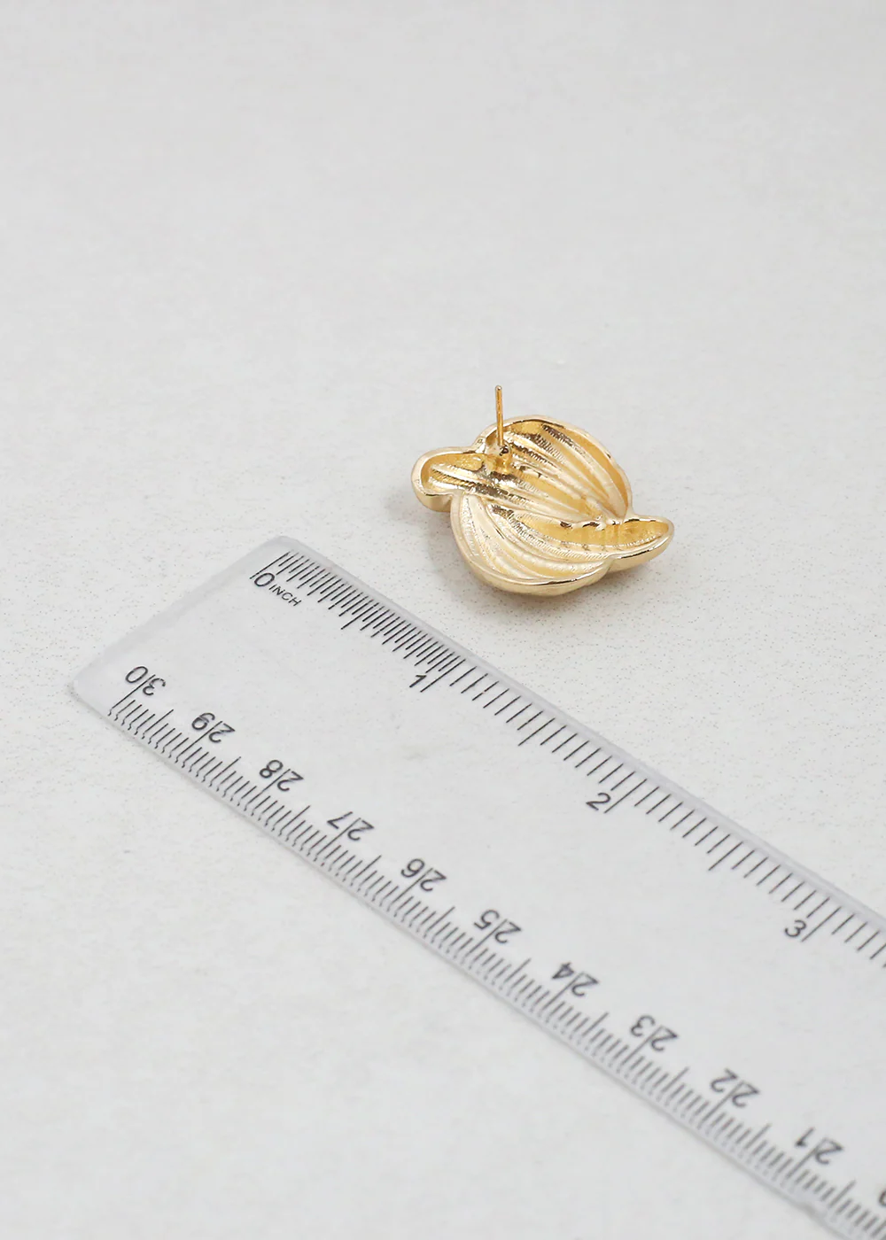 Ribbed Twisted Knot Earrings - Image 3