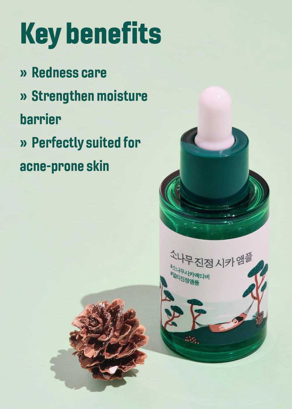 ROUND LAB Pine Calming Cica Ampoule 30ml - Image 3