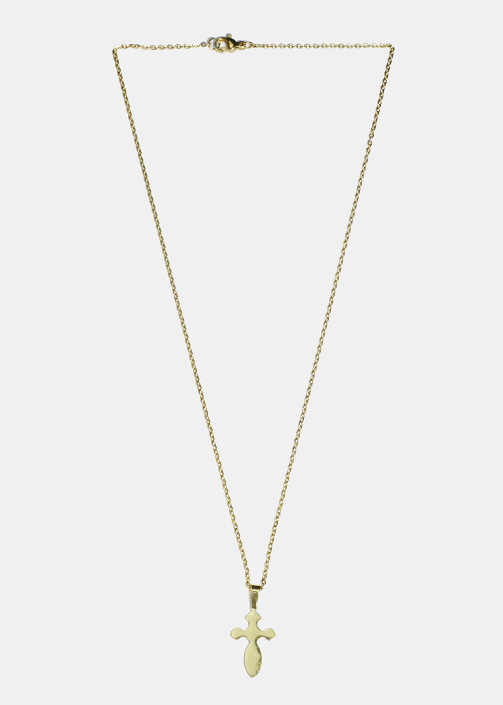 Rounded Cross Necklace - Image 2