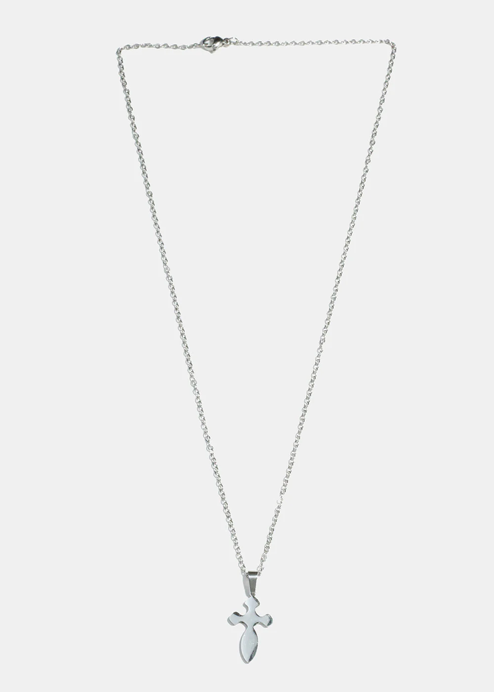 Rounded Cross Necklace - Image 3