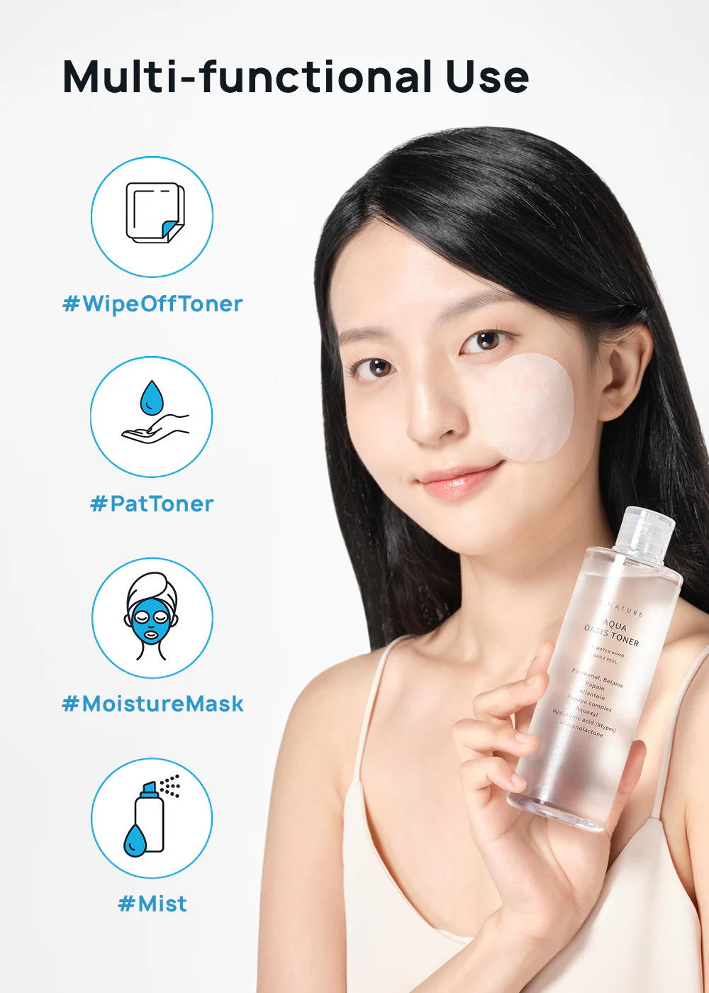 S.NATURE Aqua Oasis Toner 300ml - Image 5