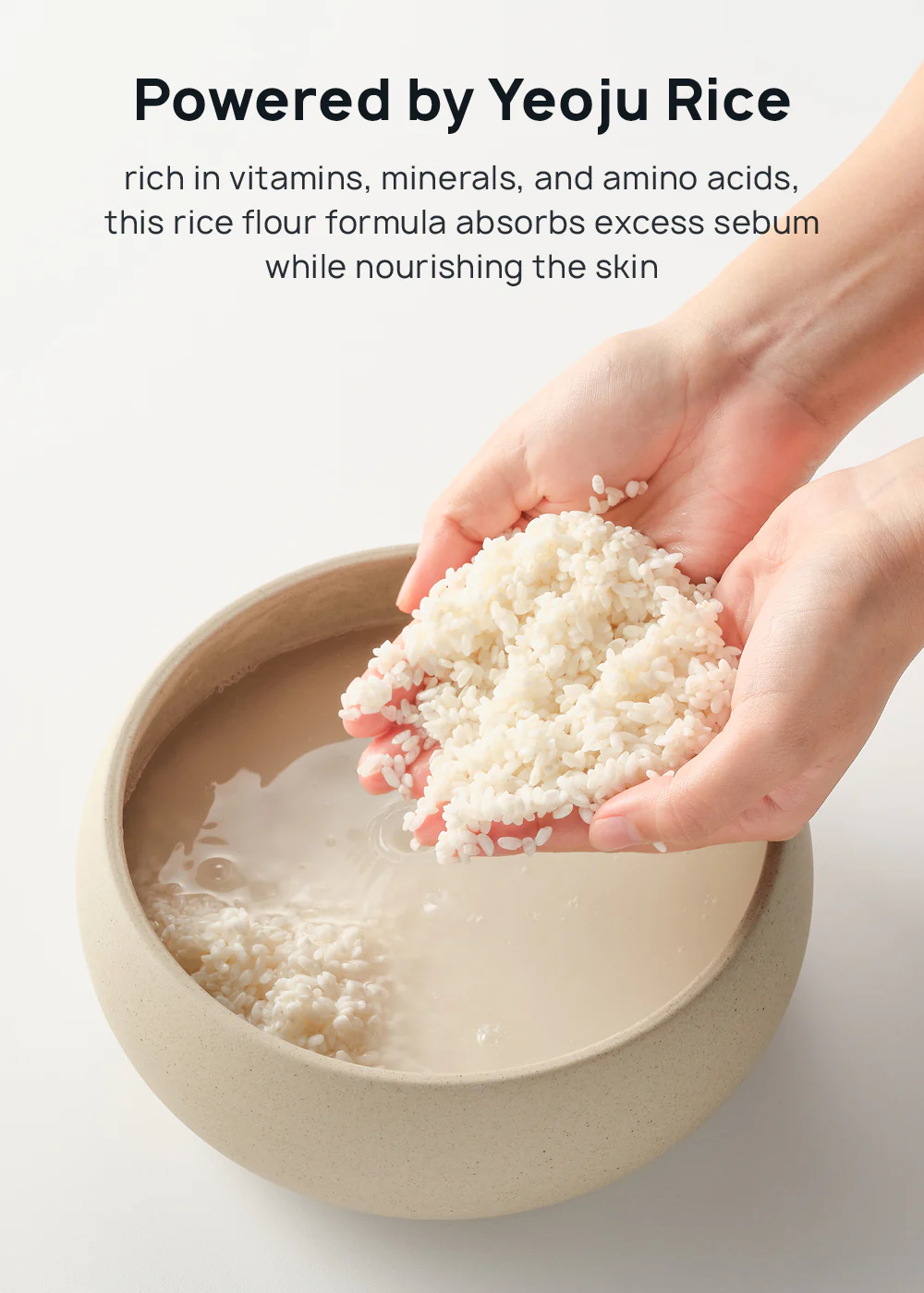 S.NATURE Aqua Rice Foam Cleanser 80ml - Image 3