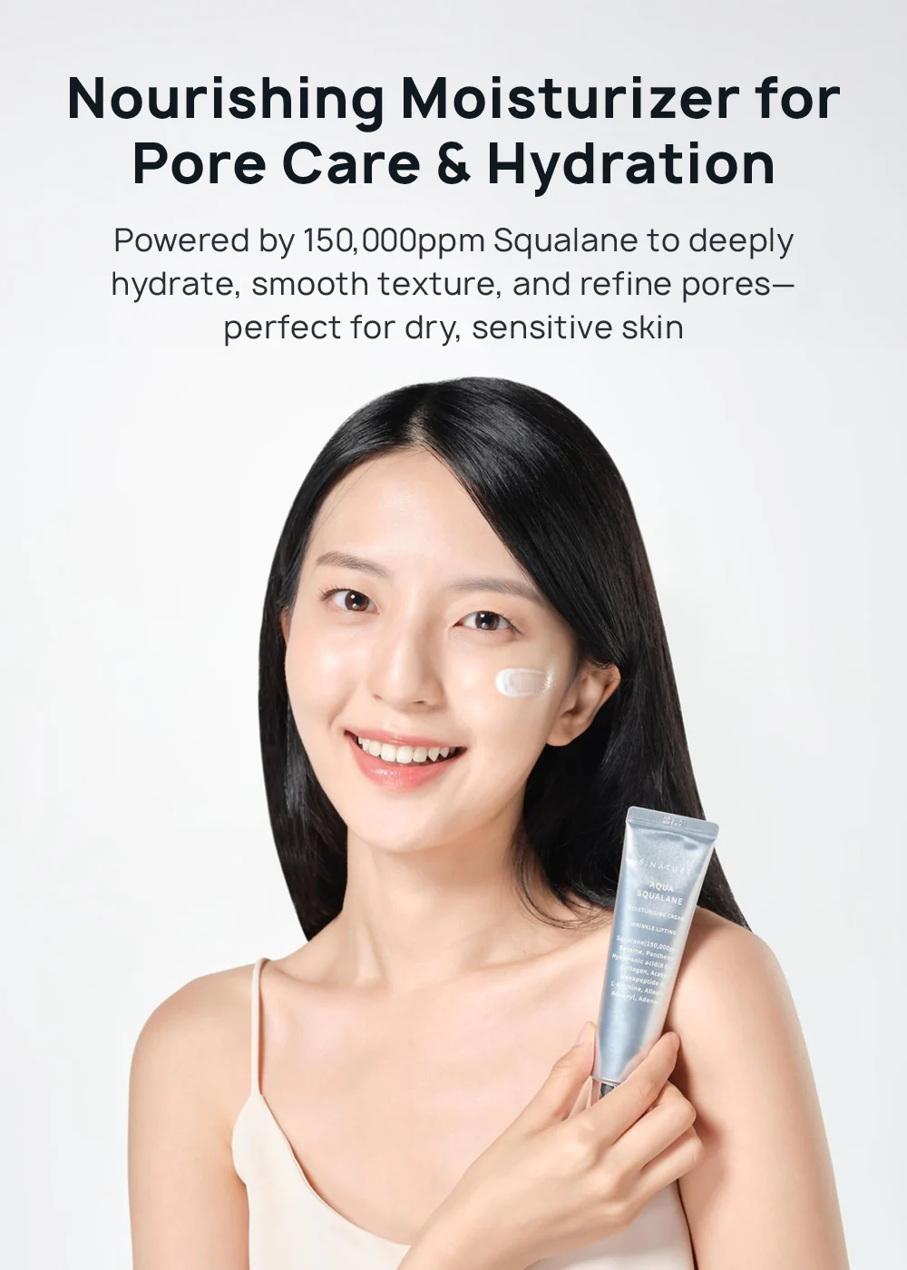 S.NATURE Aqua Squalane Moisturizing Cream 60ml - Image 2