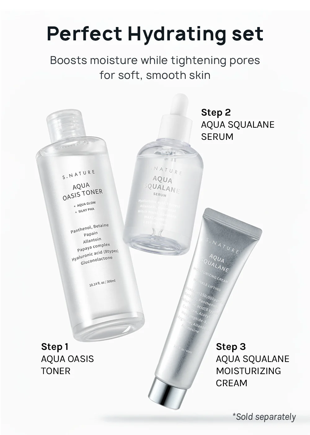 S.NATURE Aqua Squalane Moisturizing Cream 60ml - Image 7