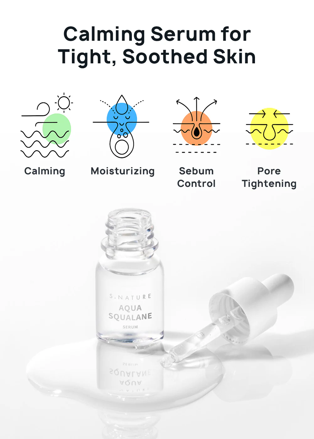 S.NATURE Aqua Squalane Serum 50ml - Image 3