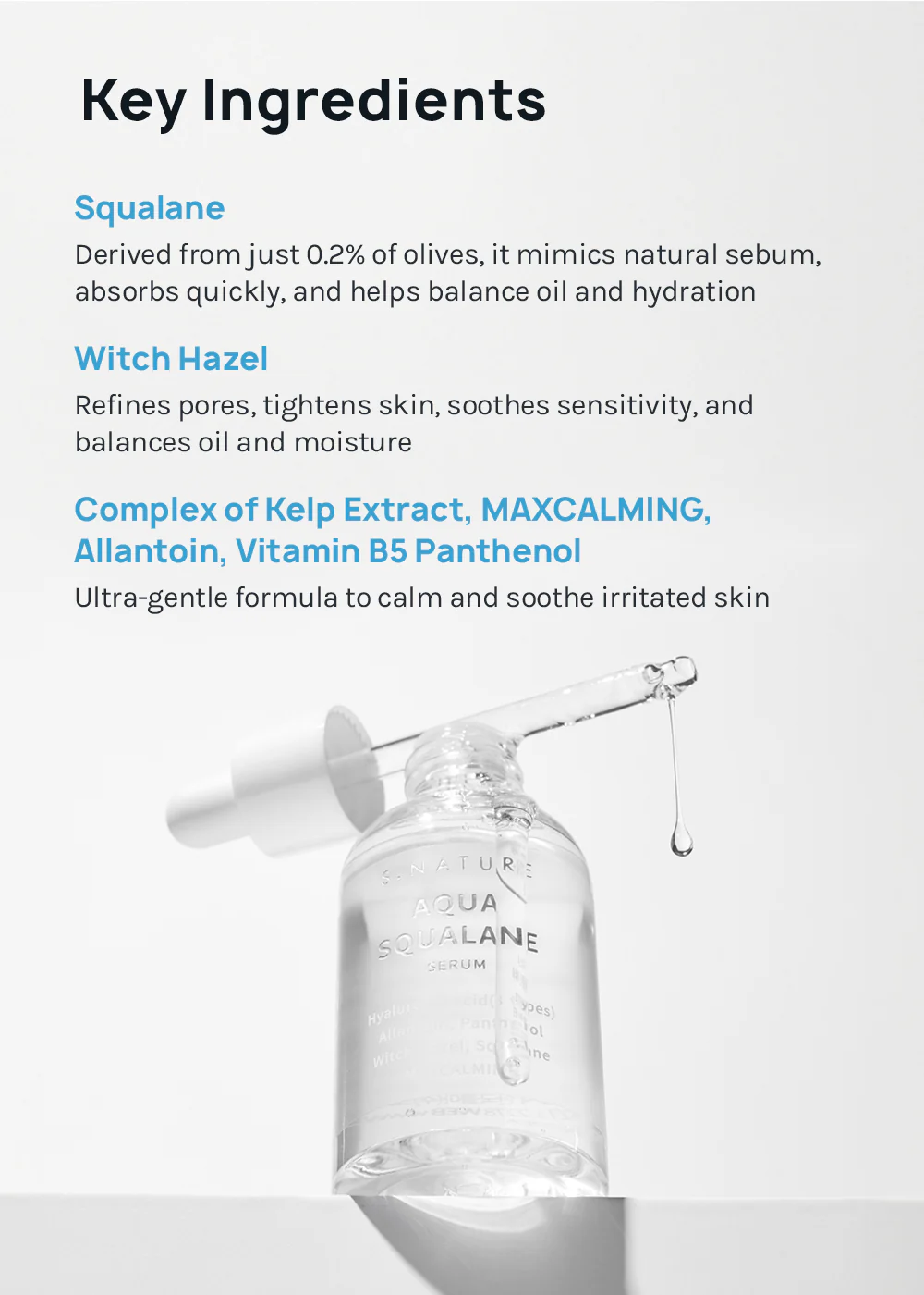 S.NATURE Aqua Squalane Serum 50ml - Image 4