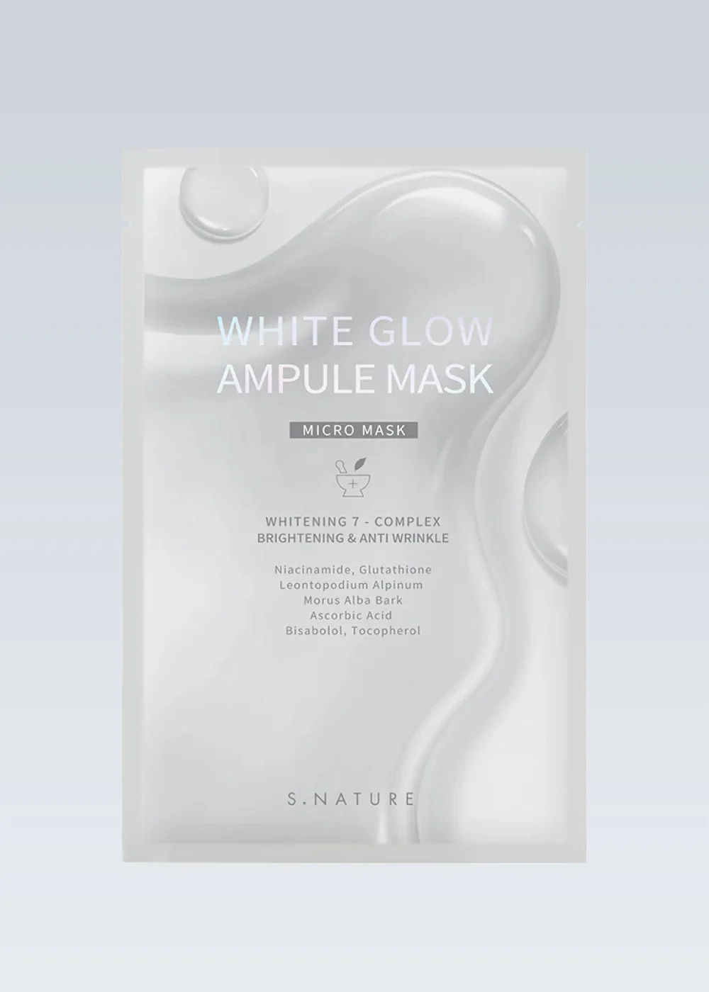 S.NATURE White Glow Ampule Mask