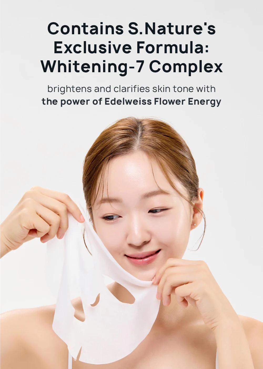 S.NATURE White Glow Ampule Mask - Image 2