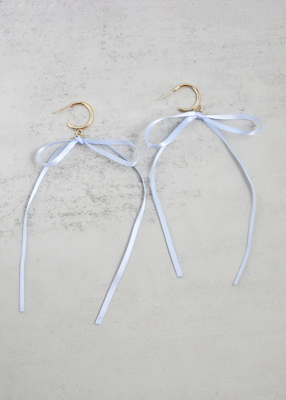 Satin Bow Statement Earrings - Image 5