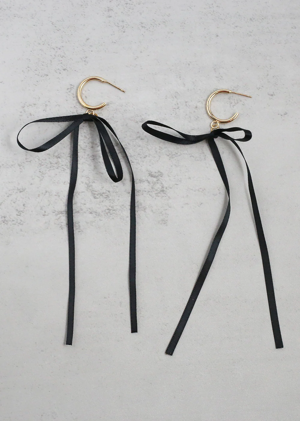 Satin Bow Statement Earrings - Image 6