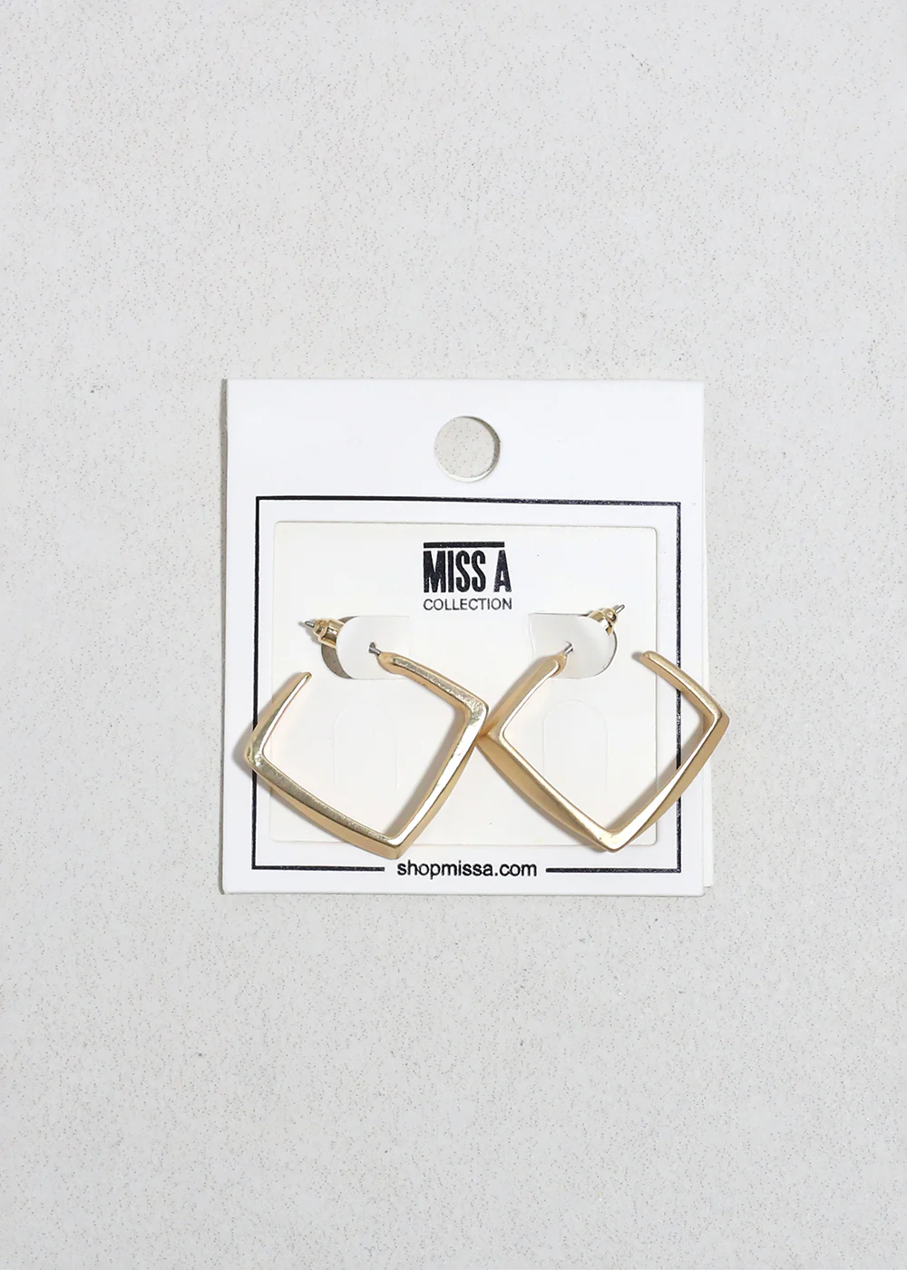Sculpted Square Hoops
