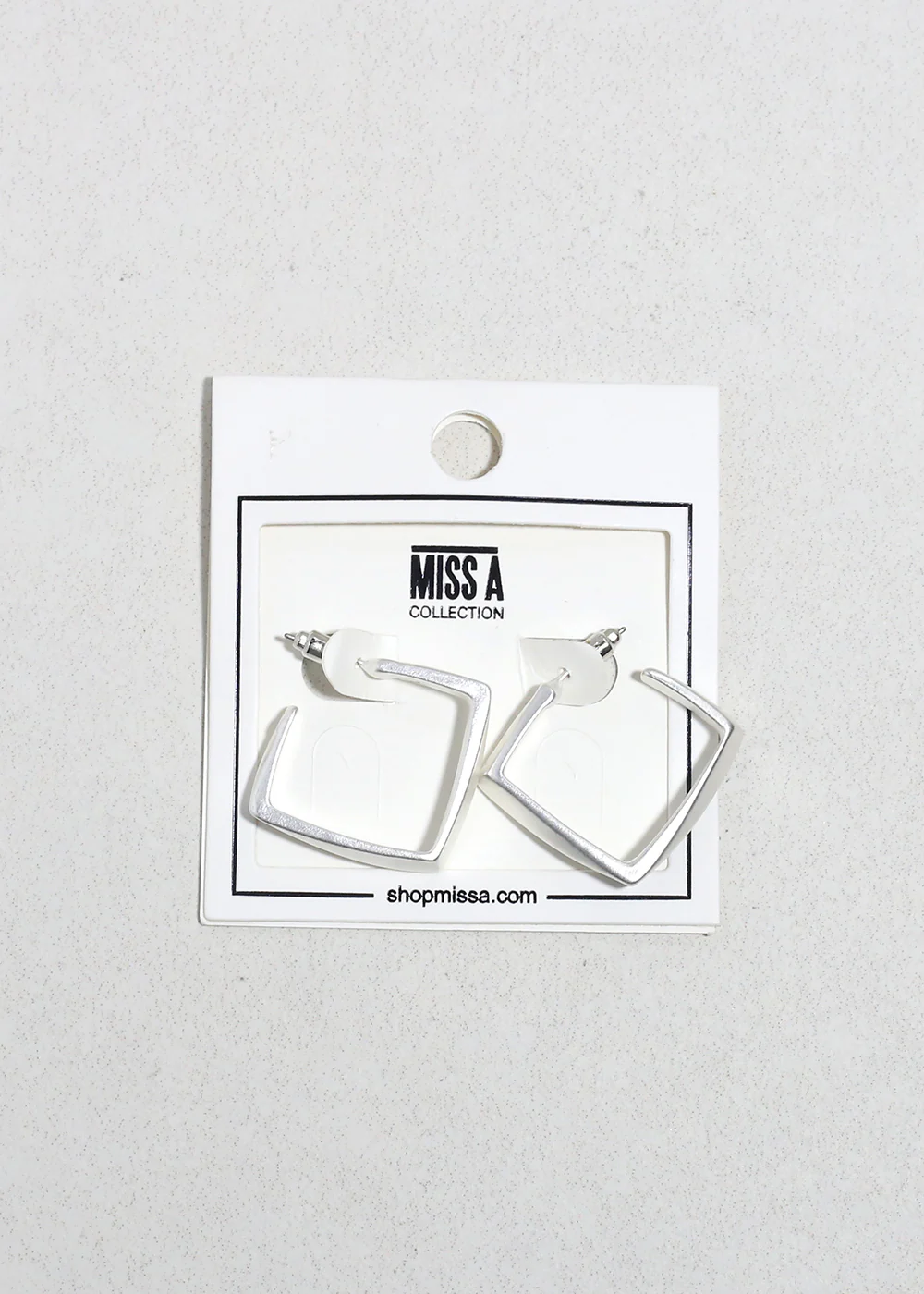 Sculpted Square Hoops - Image 2