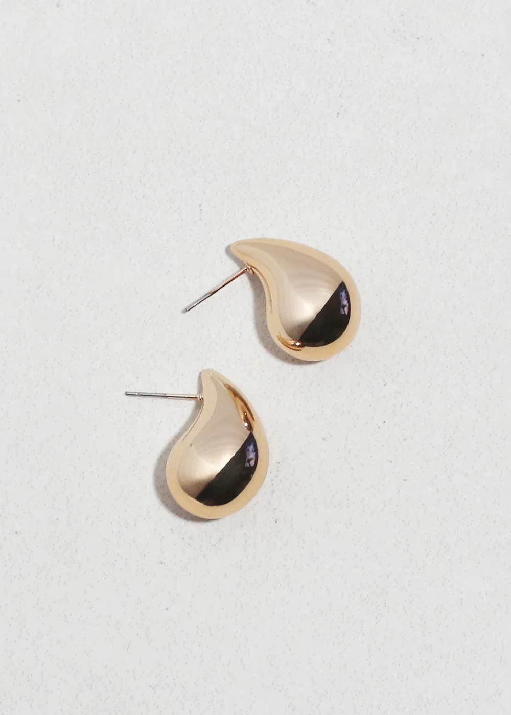 Sculpted Teardrop Studs - Image 2